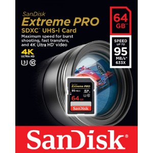 SANDISK EXTREME PRO SDXC UHS-I  64GB